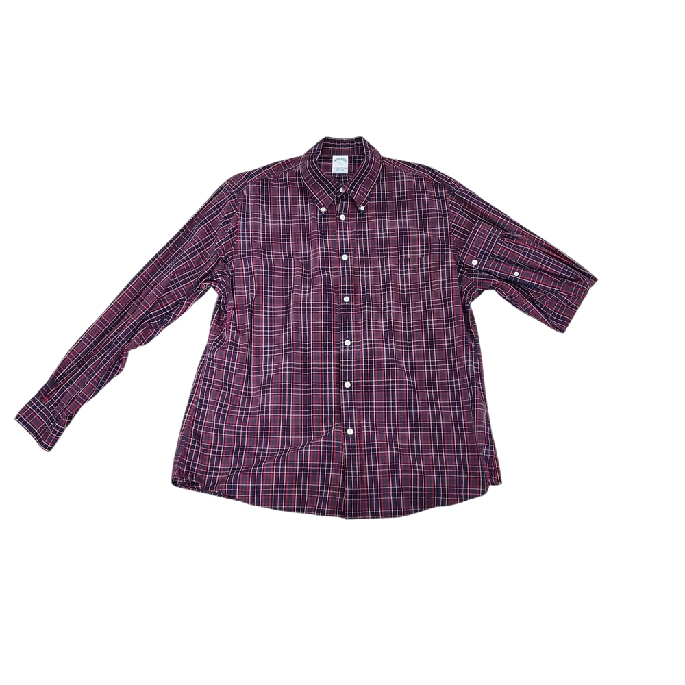 Men's Plaid Button-Down Shirt